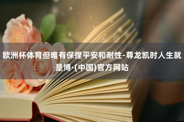 欧洲杯体育但唯有保捏平安和耐性-尊龙凯时人生就是博·(中国)官方网站