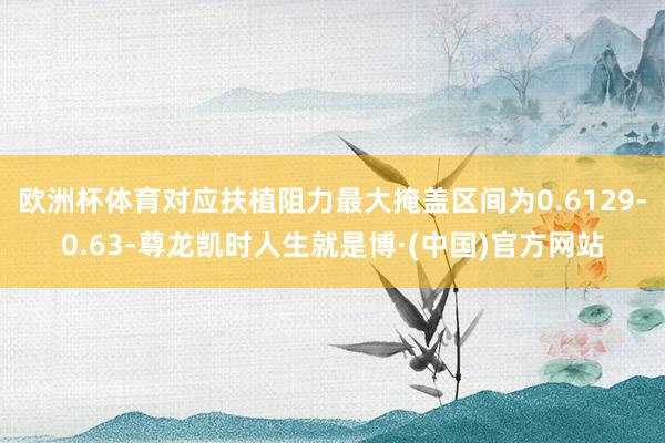 欧洲杯体育对应扶植阻力最大掩盖区间为0.6129-0.63-尊龙凯时人生就是博·(中国)官方网站